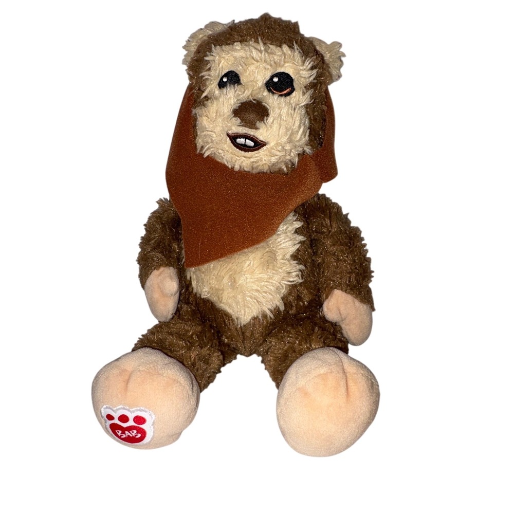 Build A-Bear Star Wars‎ Wicket the Ewok Plush Stuffed Animal Brown 12 Inch Toy